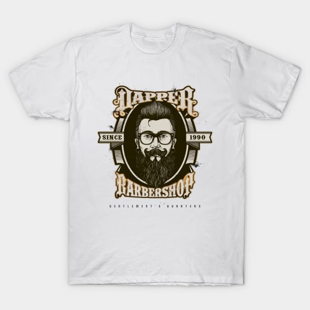 dapper barbershop milwaukee T-Shirt by Pixel Poetry